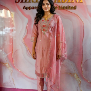 Premium 3-Piece Indian Party Wear Chudidar Suit Set