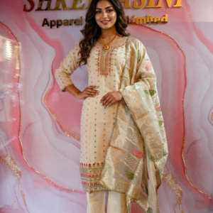 Premium 3-Piece Indian Party Wear Chudidar Suit Set