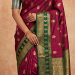 A rich Marron body paired with a Bottle green sophisticated border.