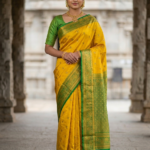 vibrant Mustard Yellow body paired with a bold