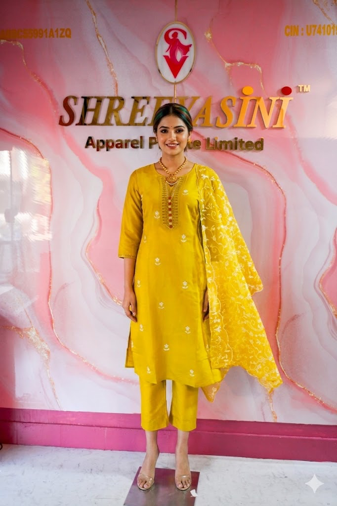 Premium 3-Piece Indian Party Wear Chudidar Suit Set