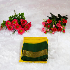 semi-crepe silk saree