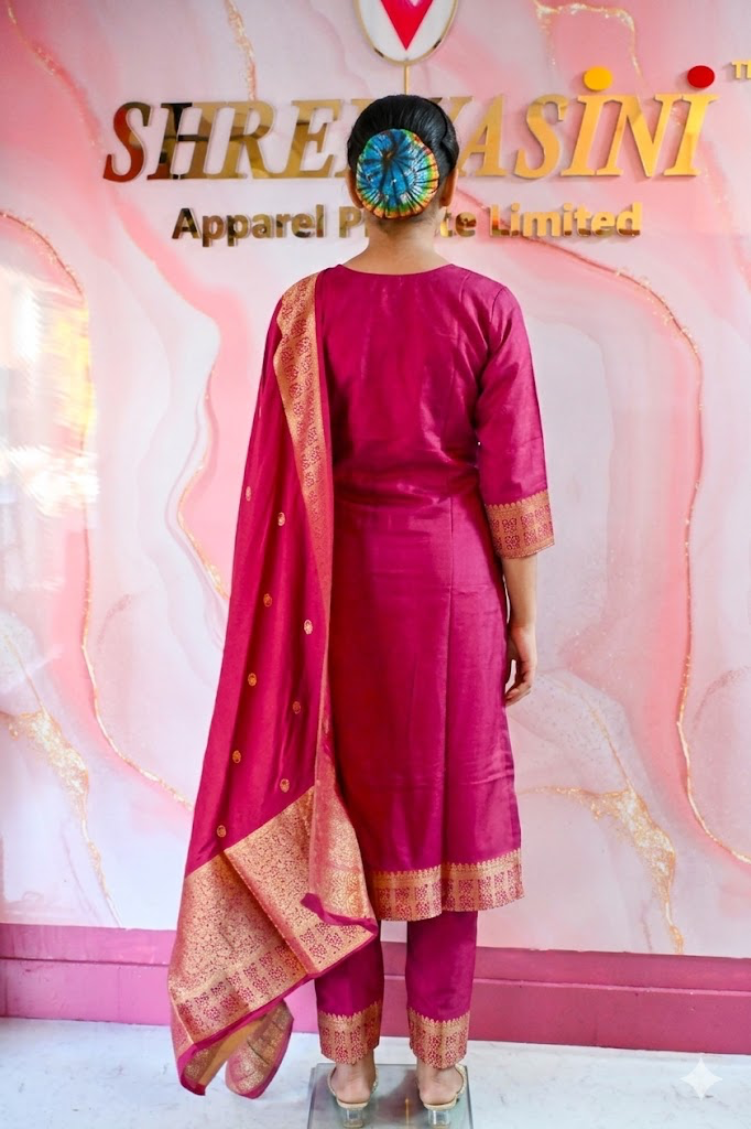 Premium 3-Piece Indian Party Wear Chudidar Suit Set