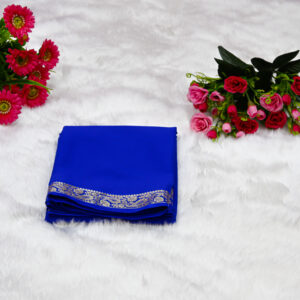 semi-crepe silk saree