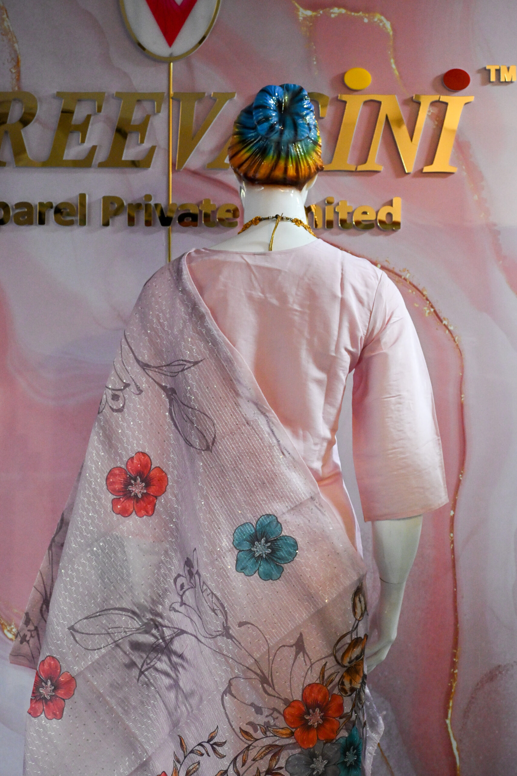 A three-piece Indian Premium Party Wear Chudidhar Suit