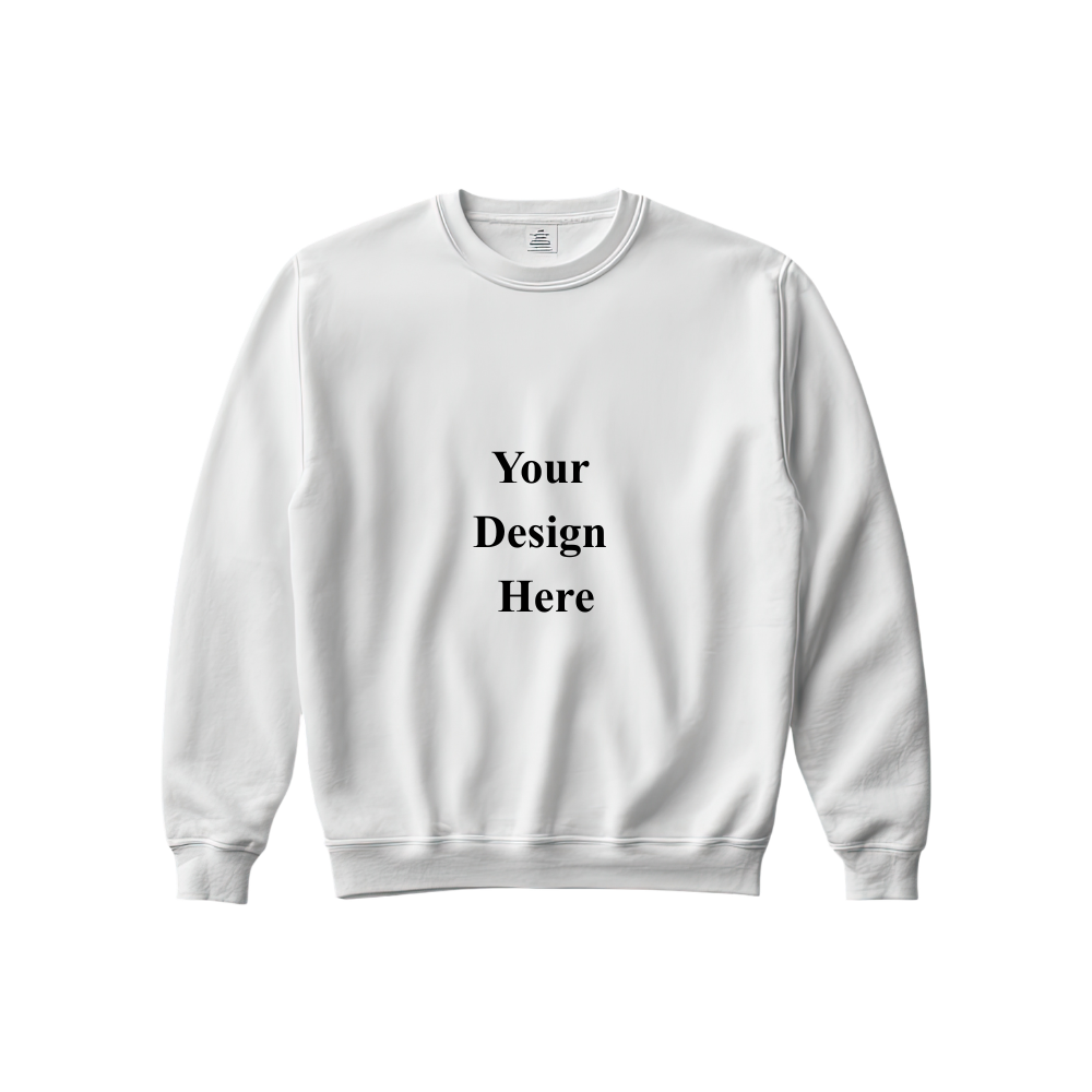 High Neck Sweat Shirt with Zipper
